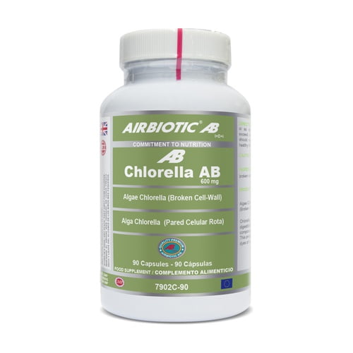 Chlorella AB 90 cápsulas de 600mg (Pared celular rota)
