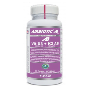 Vitamina D3 + K2 AB  60 comprimidos