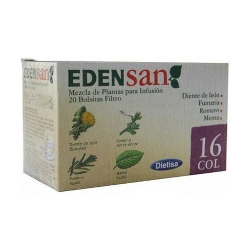 Edensan 16 Col Infusiones 20 filtros
