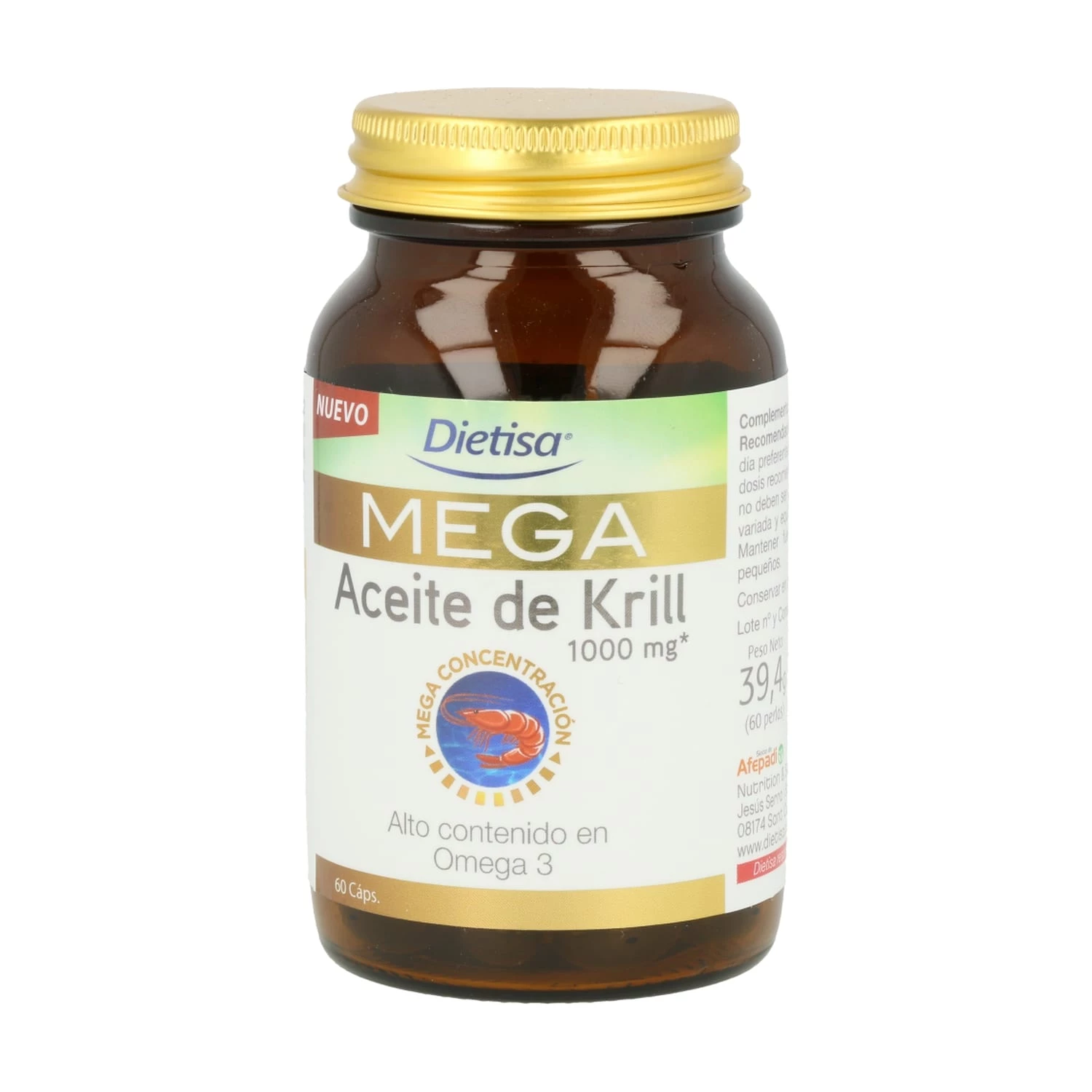 Omega Mega Krill  60 cápsulas