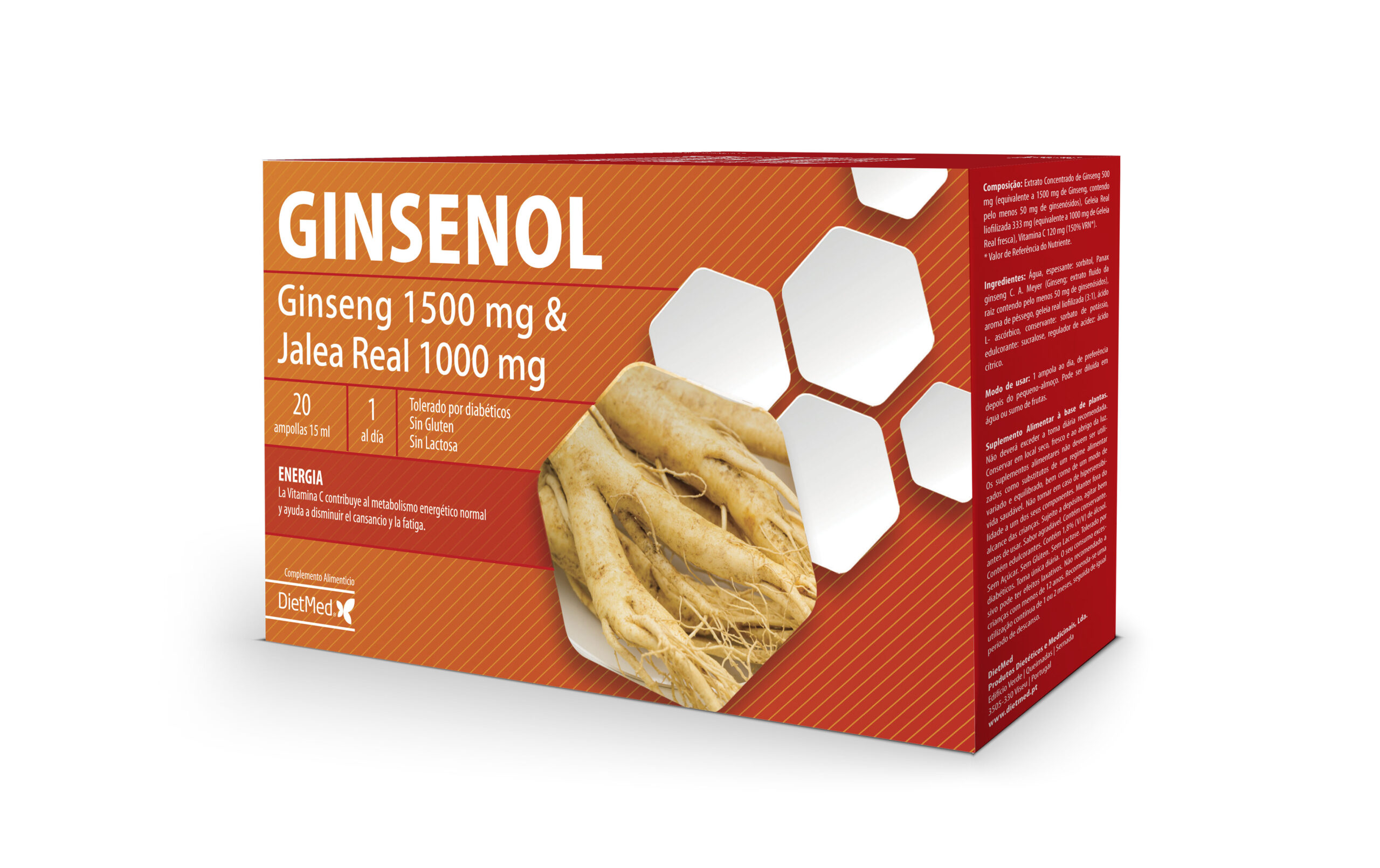 Ginsenol Ampollas 20 ampollas