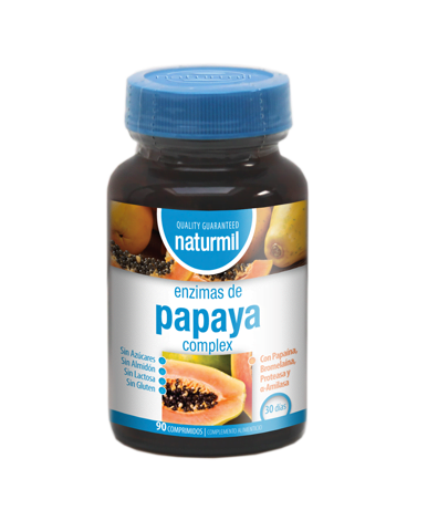 Enzimas Papaya Complex · Naturmil · 90 comprimidos