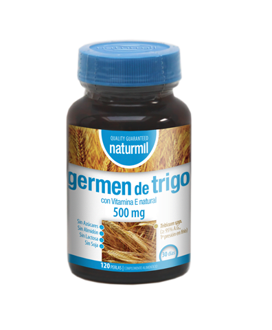 Germen de Trigo 500 mg · Naturmil · 120 perlas
