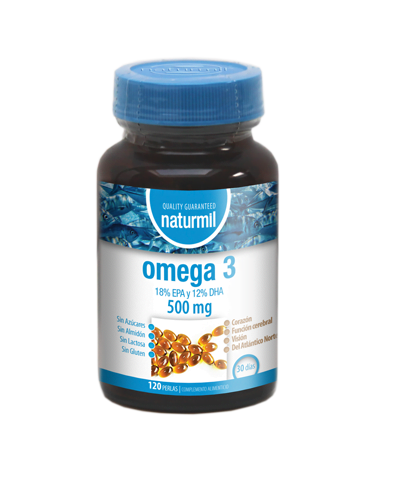 Omega 3 500 mg · Naturmil · 120 perlas
