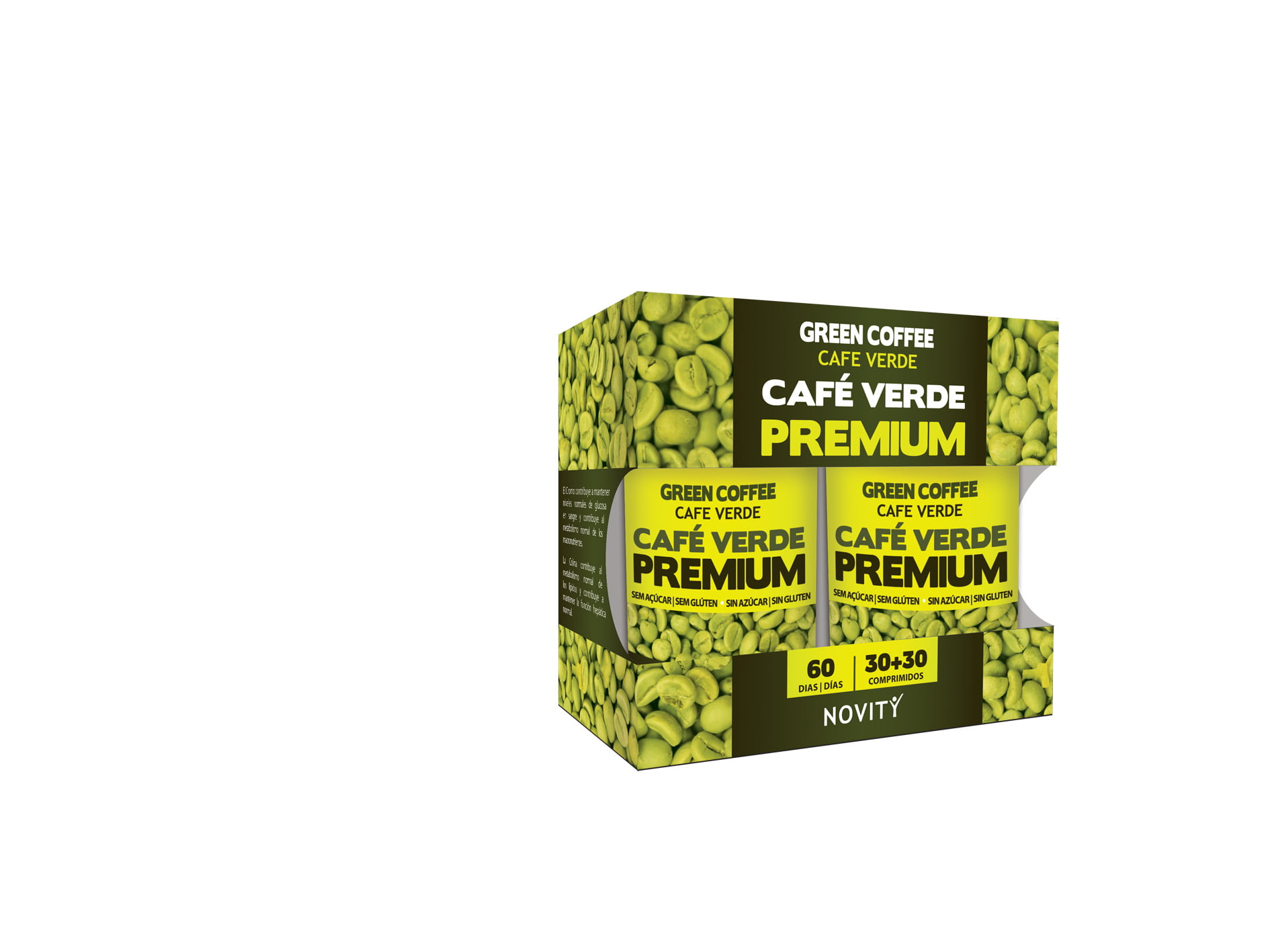 Cafe Verde Premium · Novity · 30+30 comprimidos