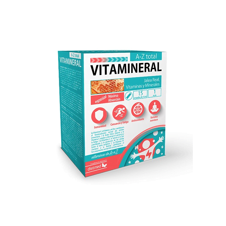 Vitamineral A-Z Total 15 Ampollas