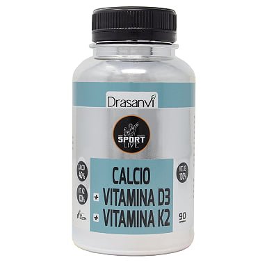 Calcio Vitamina D3+ K2 90 Comprimidos Sport Live