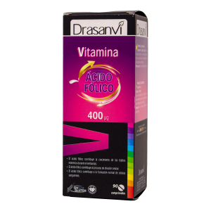 Vitamina B9 Ácido Fólico · Drasanvi · 90 comprimidos