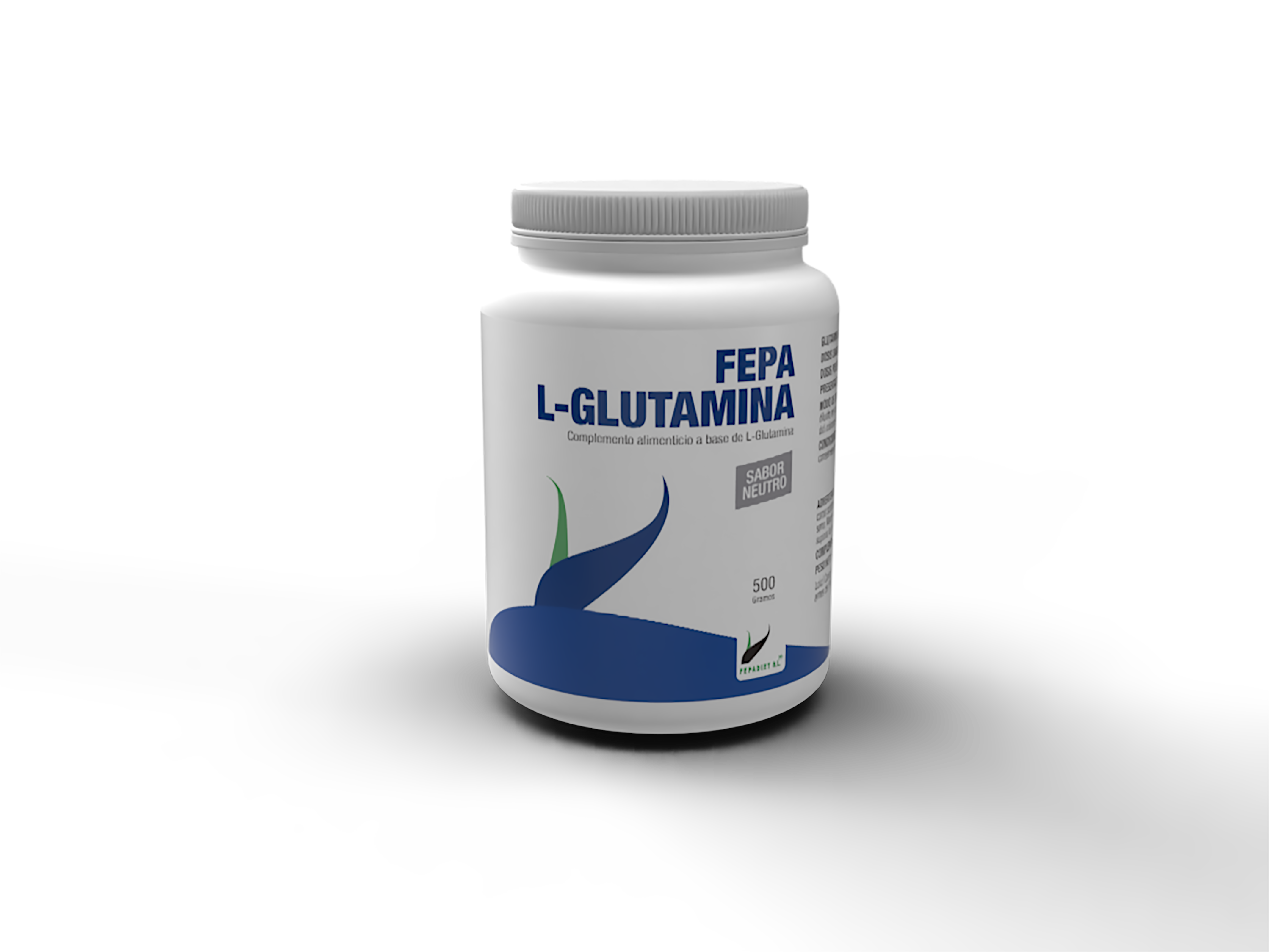 Fepa-L-Glutamina Neutra  500 gramos