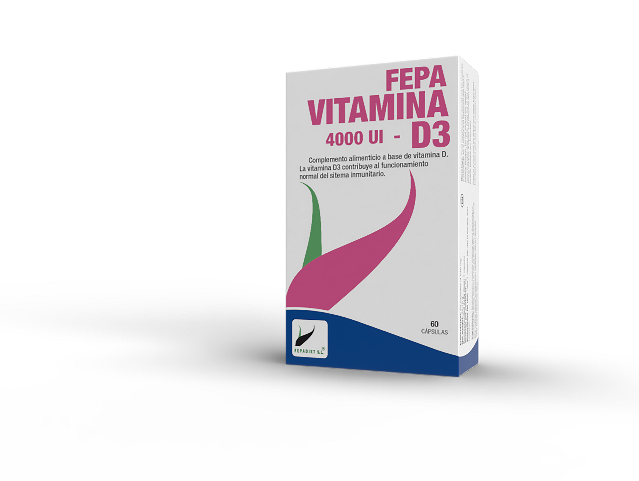 Fepa-D3 4.000 UI 60 cápsulas