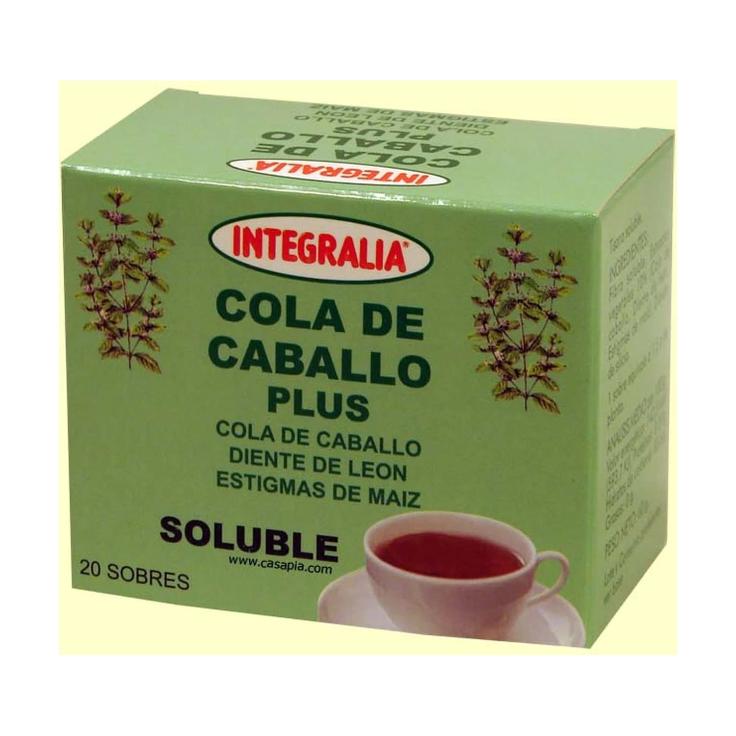 Cola De Caballo Plus Soluble 20 sobres