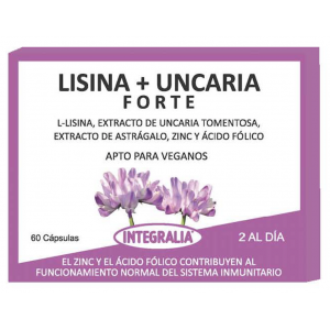 Lisina + Uncaria Forte  60 cápsulas