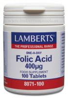 Ácido Fólico 400 mcg  100 comprimidos