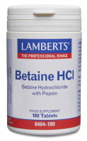 Betaína HCI 324 mg y Pepsina 5 mg  180 comprimidos