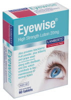 Eyewise® 20 mg de Luteína – Lamberts – 60 comprimidos