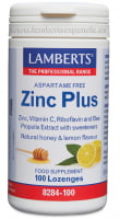 Zinc Plus Lozenges 100 Comprimidos