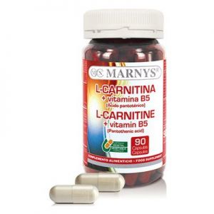 Carnitina + Vitamina B5  90 cápsulas