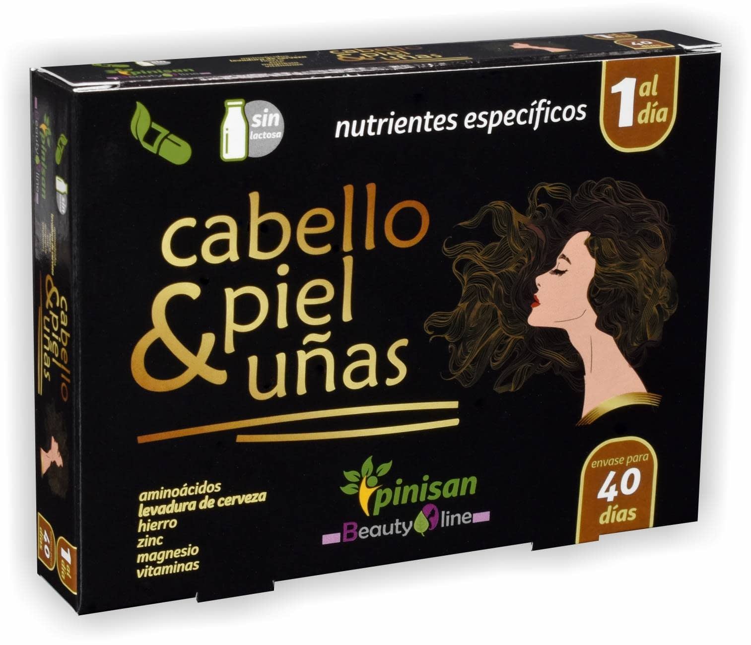 Cabello, piel y uñas  40 cápsulas