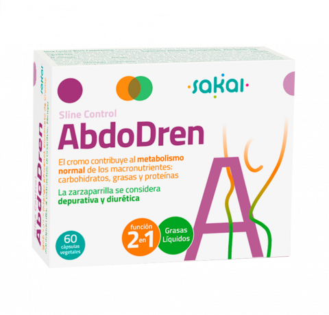 Sline Control AbdoDren 60 Capsulas