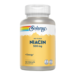 Niacin 500mg (No Ruborizante) 100 cápsulas