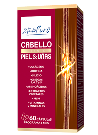 Cabello Piel y Uñas 60 cápsulas